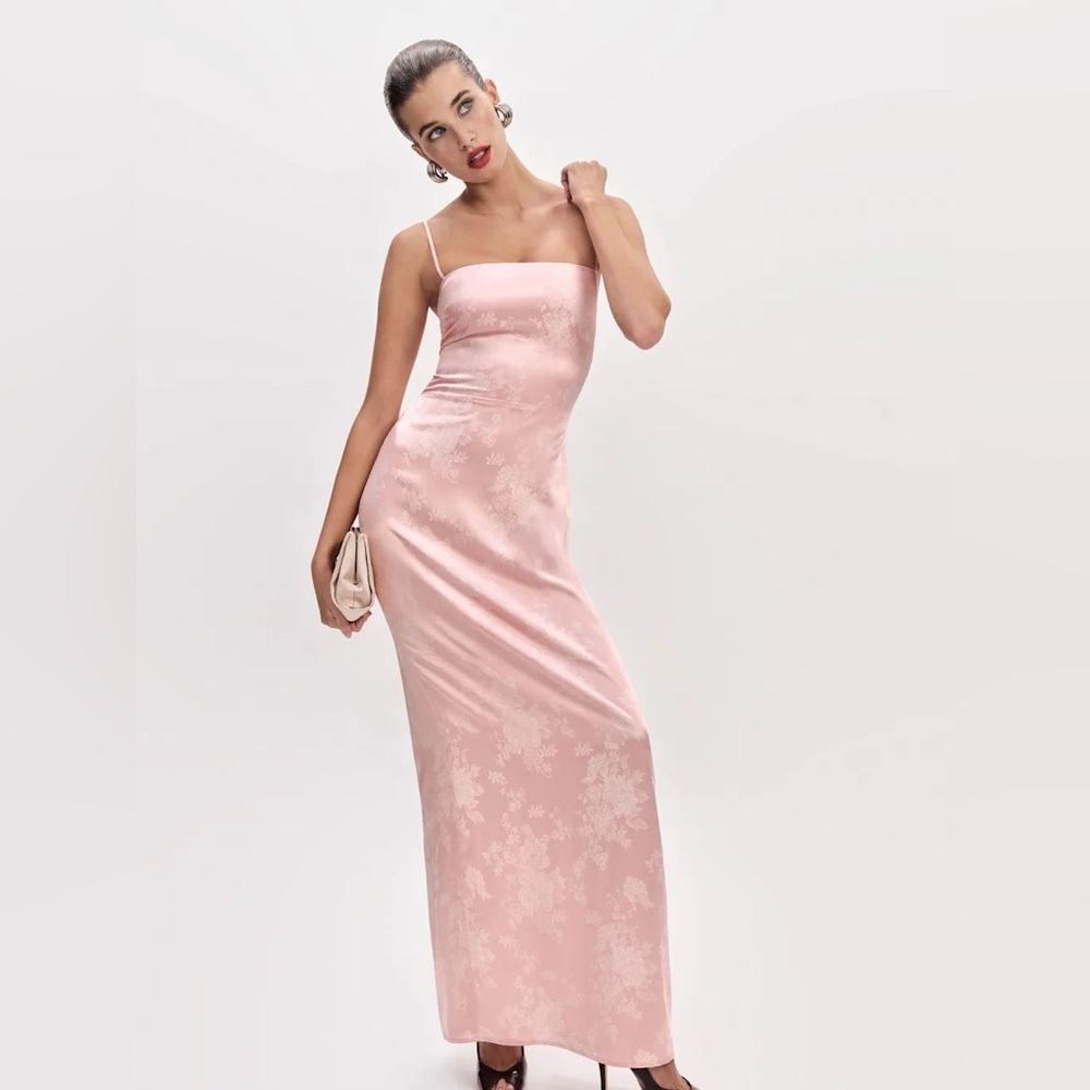 Reformation Frankie Dress - Powder Pink - Size 2